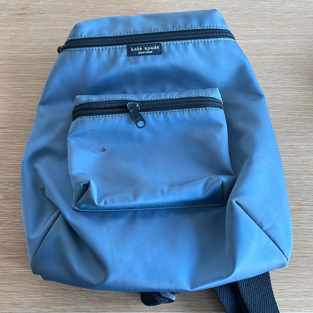 Blue Kate Spade backpack